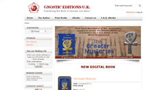 Desktop Screenshot of gnosticeditions.com