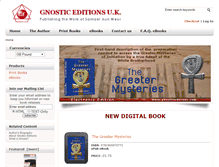 Tablet Screenshot of gnosticeditions.com